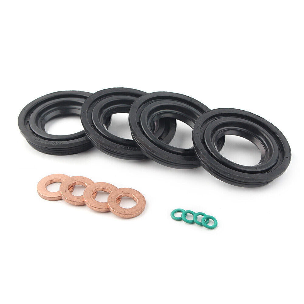 Fuel Injector Seal Kit Washer Oring Fit for Ford Transist MK7, for LAND ROVER for DEFENDER