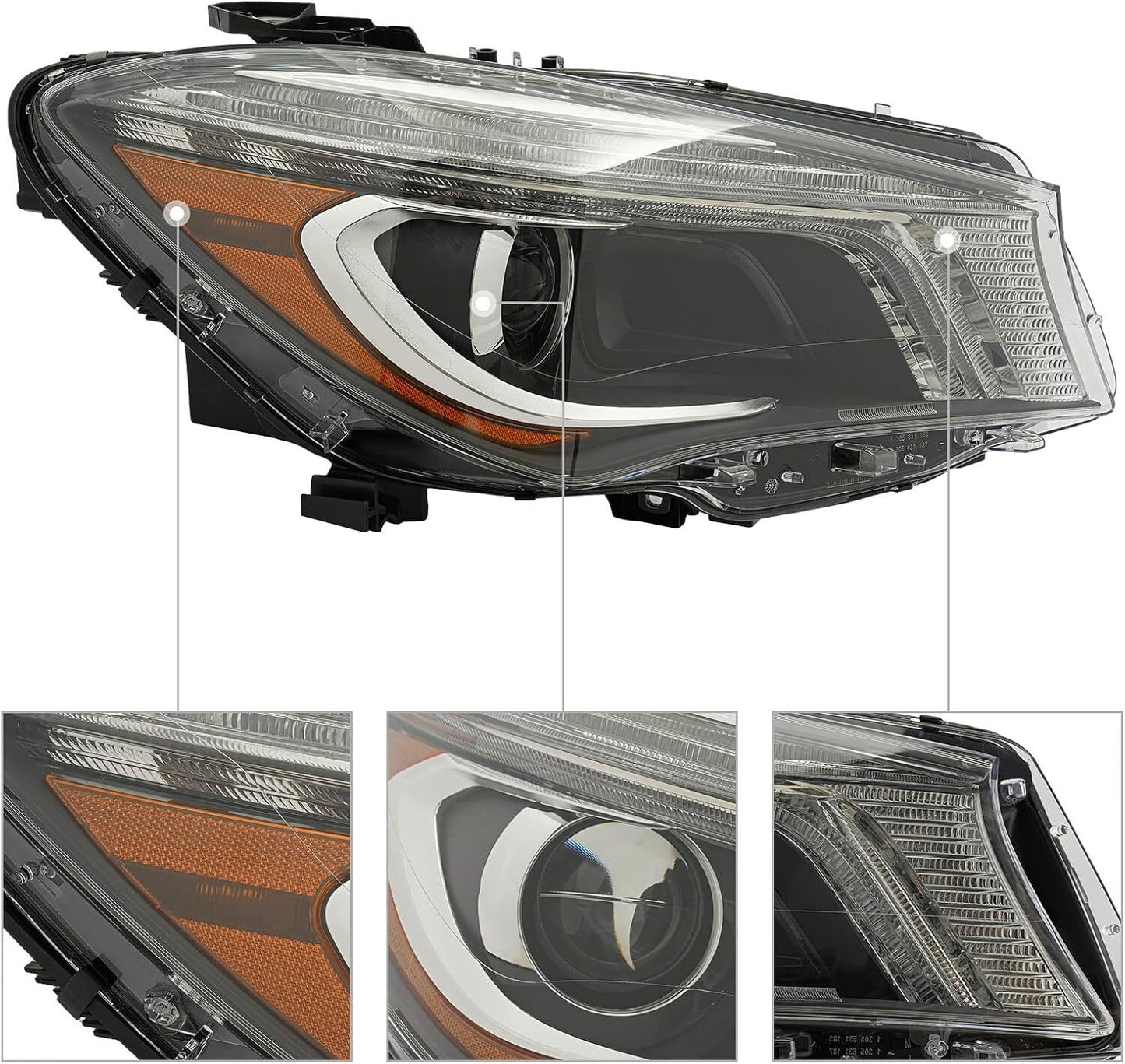For 2014-2016 for Mercedes-Benz CLA250 Xenon Headlight Front Right Passenger Side