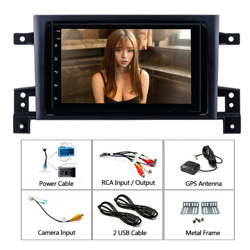 7 Android Car Multimedia Radio Audio GPS Navigation For Grand Vitara 2005-2015