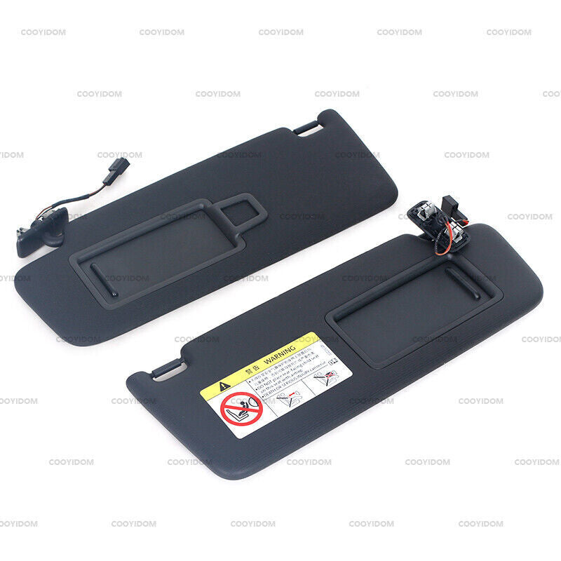 Front Sun Visor Panel With Makeup Mirror for VW for Golf 7 SportsVan for Jetta MK7 Pair