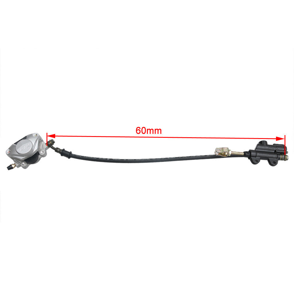 Rear Hydraulic Brake Caliper Master Cylinder for ATV Quad Bike Go Kart for Golf Cart