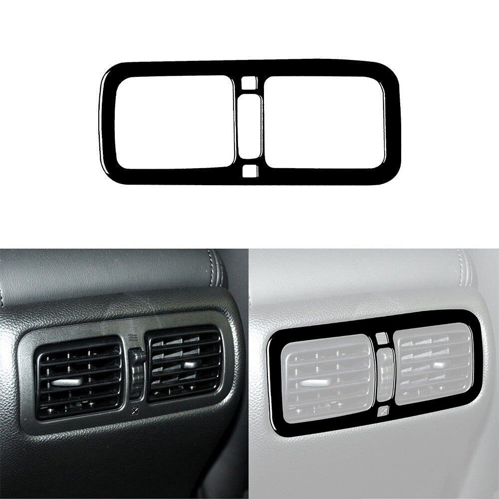 Piano Black Rear Center Air Vent Outlet Cover Trim for Infiniti G37 2010-2013
