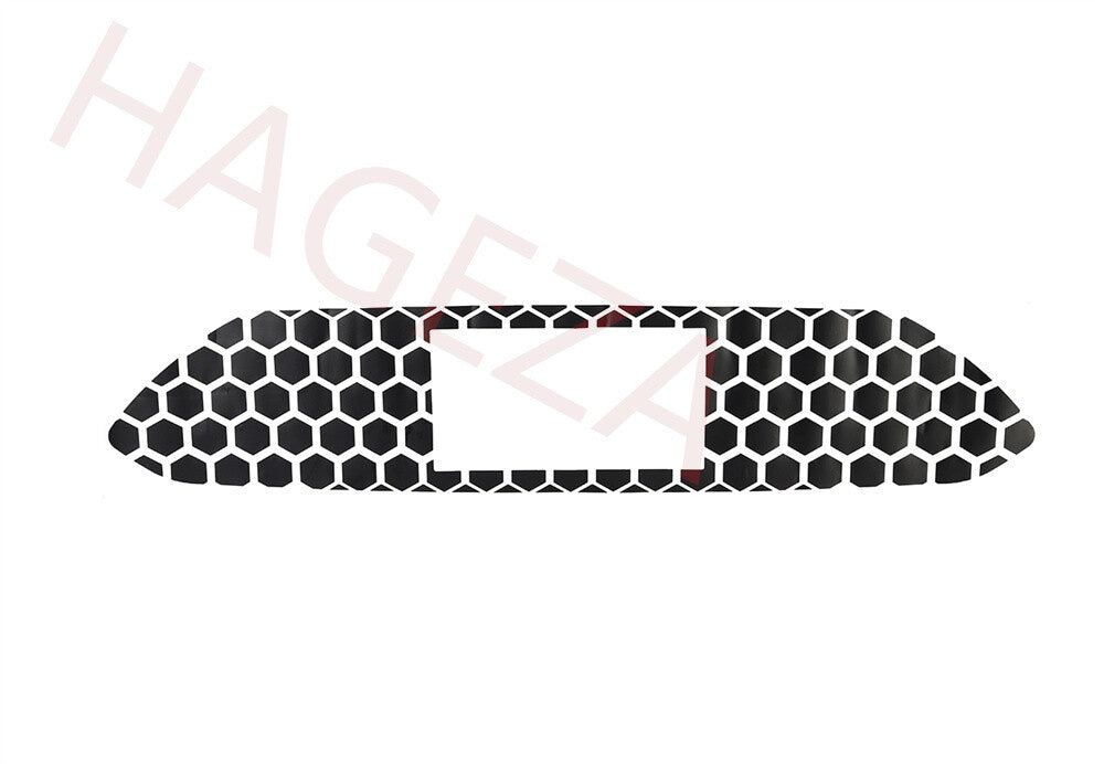 PVC Black Rear License Plate Decal Sticker Cover Fit for Ford for Mustang 2015-2023