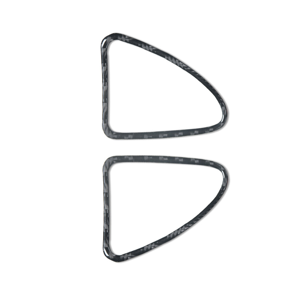 Carbon Fiber Demist Air Vent Outlet Cover Trim for Chevrolet Sonic 2012-2016