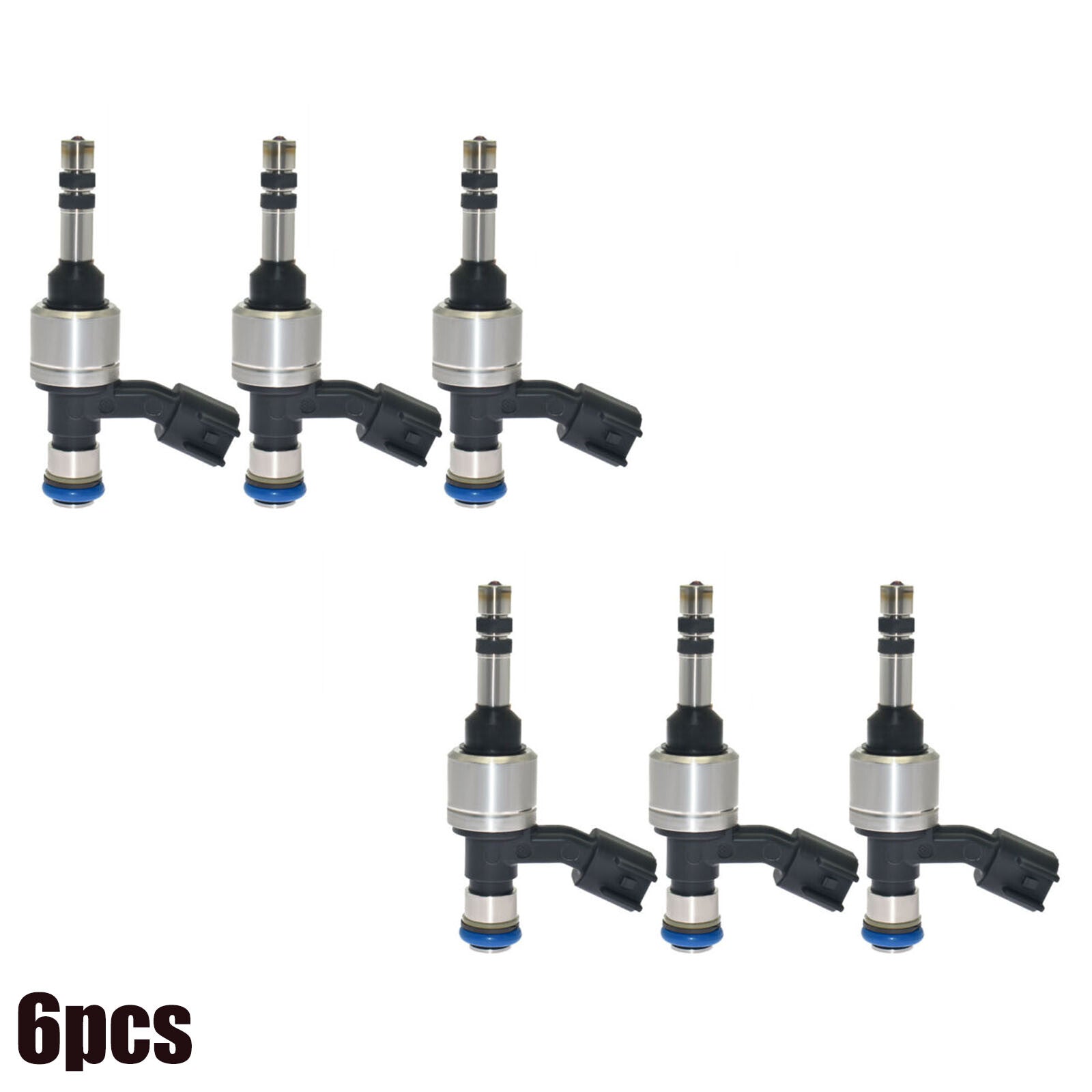 Set of 6 Fuel Injectors 12692884 for Buick for Cadillac for Chevrolet Camaro for GMC Acadia