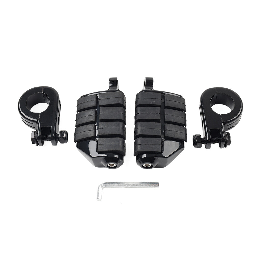 1-1/4 Highway Bar Footpeg Foot Pegs Mount for Harley Touring Road Street Glide
