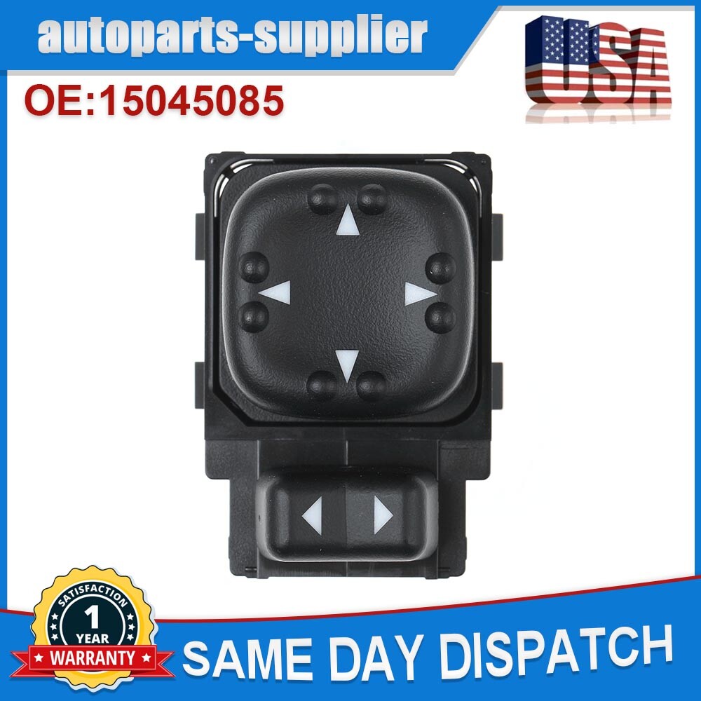 Driver Left Power Mirror Switch Control 15045085 for Chevy Silverado for GMC for Sierra