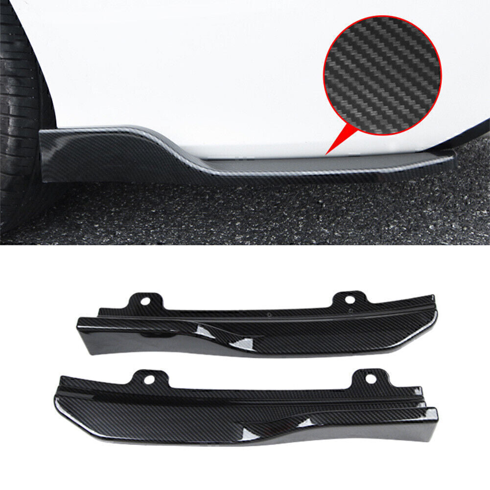 2Pcs Rear Bumper Air Spoiler Side Body Trim Wing for Honda Accord 2018-2020 19