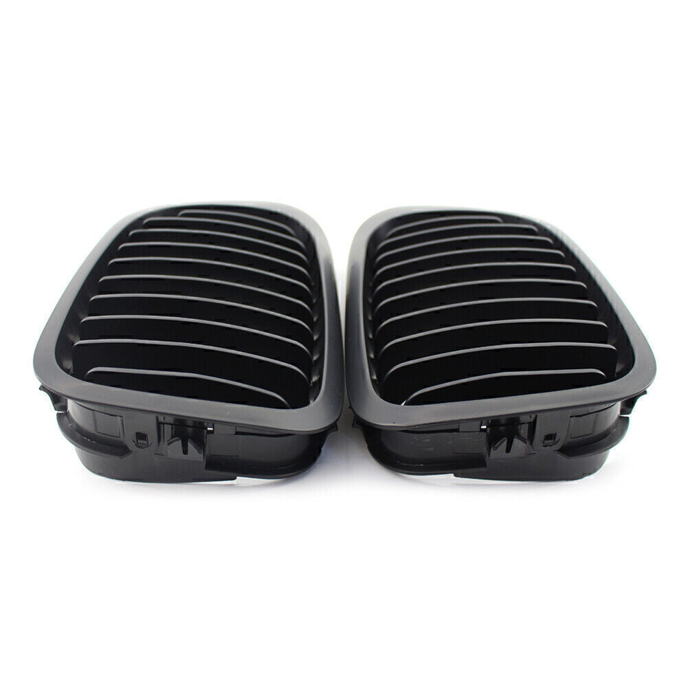 2x Front Kidney Bumper Grille Fit for BMW 3-Series E46 Coupe 1999-2003 Pre-facelift