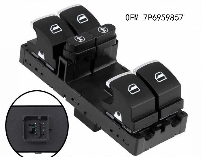 for VW Touareg 3.0 3.6L 2011-2017 7P6959857 Front Left Window Control Switch NEW