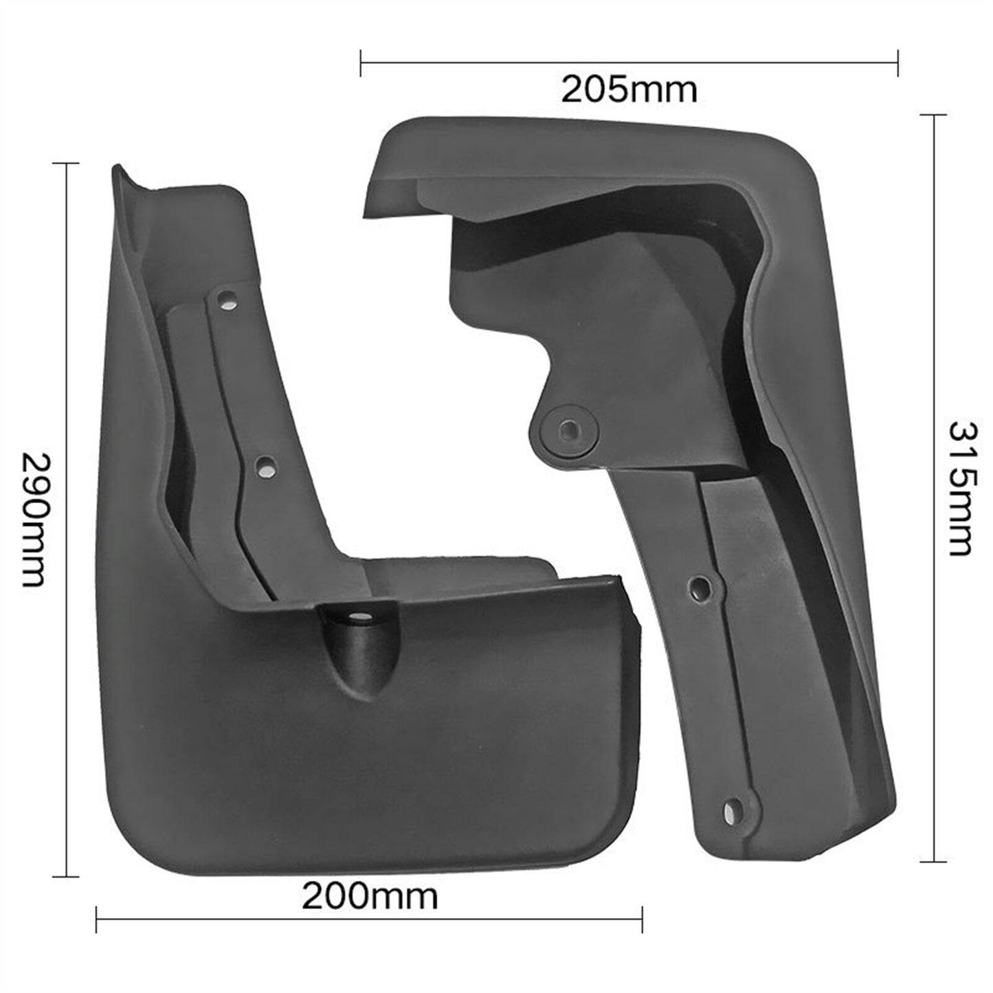 4 PCS For 2020-2023 for Mitsubishi ASX Outlander Sport Car mudguard Flaps Splash