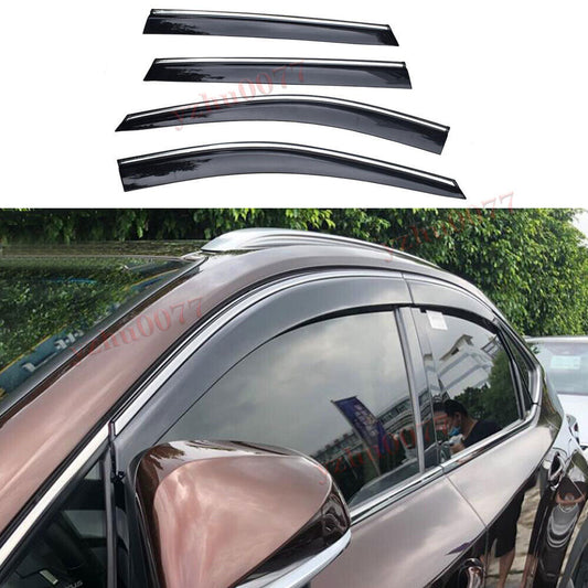 for Lexus NX200t 300h 15-21 Smoke Window Visor Vent Sun Shade Rain Guard Shield