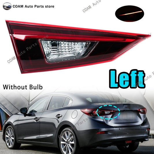 Left inner taillight for Mazda 3 Axela Sedan 2017/2018, turn signal light without bulb