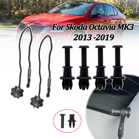 for Skoda Octavia MK3 Car Parcel Shelf String Clips Holder Pivot Hanger Pivet