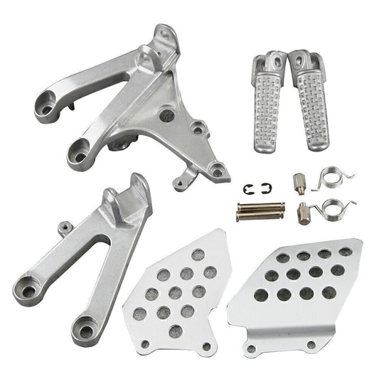 Front Foot Pegs Footrest Bracket Kit for Honda CBR 600 RR F5 2007-2011 2008 2009