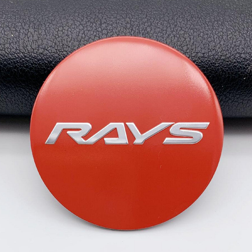 4x45mm Light Wheel Center Sticker, Hub Sticker, Rim Sticker, Red