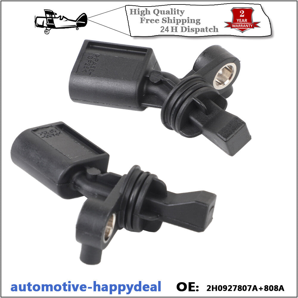 2x ABS Wheel Speed Sensor RearFor for VW Amarok 10-21 2.0 3.0 2H0927807A 2H0927808A