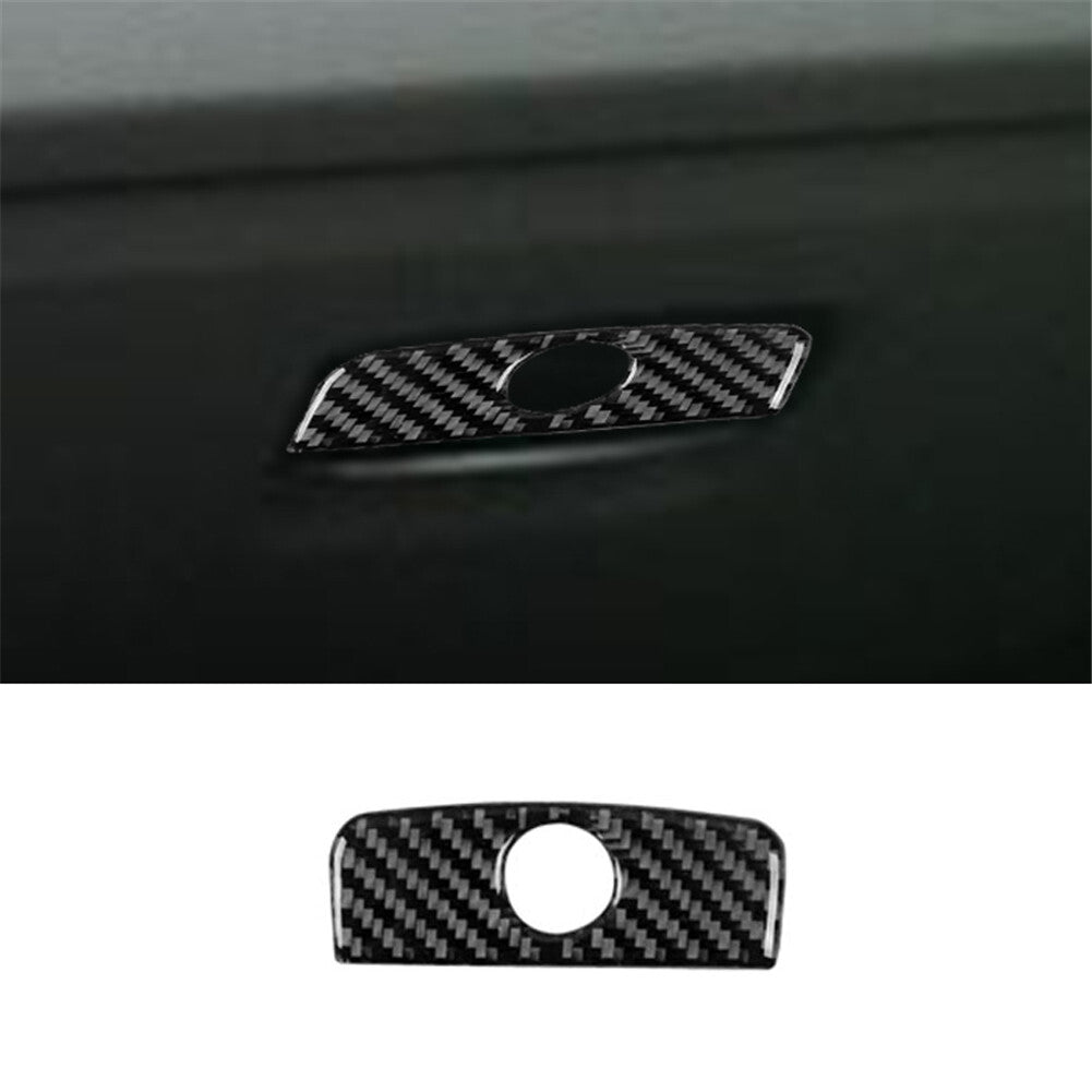 Carbon fiber passenger storage trim for BMW 1 Series convertible E82/E88 2008-13