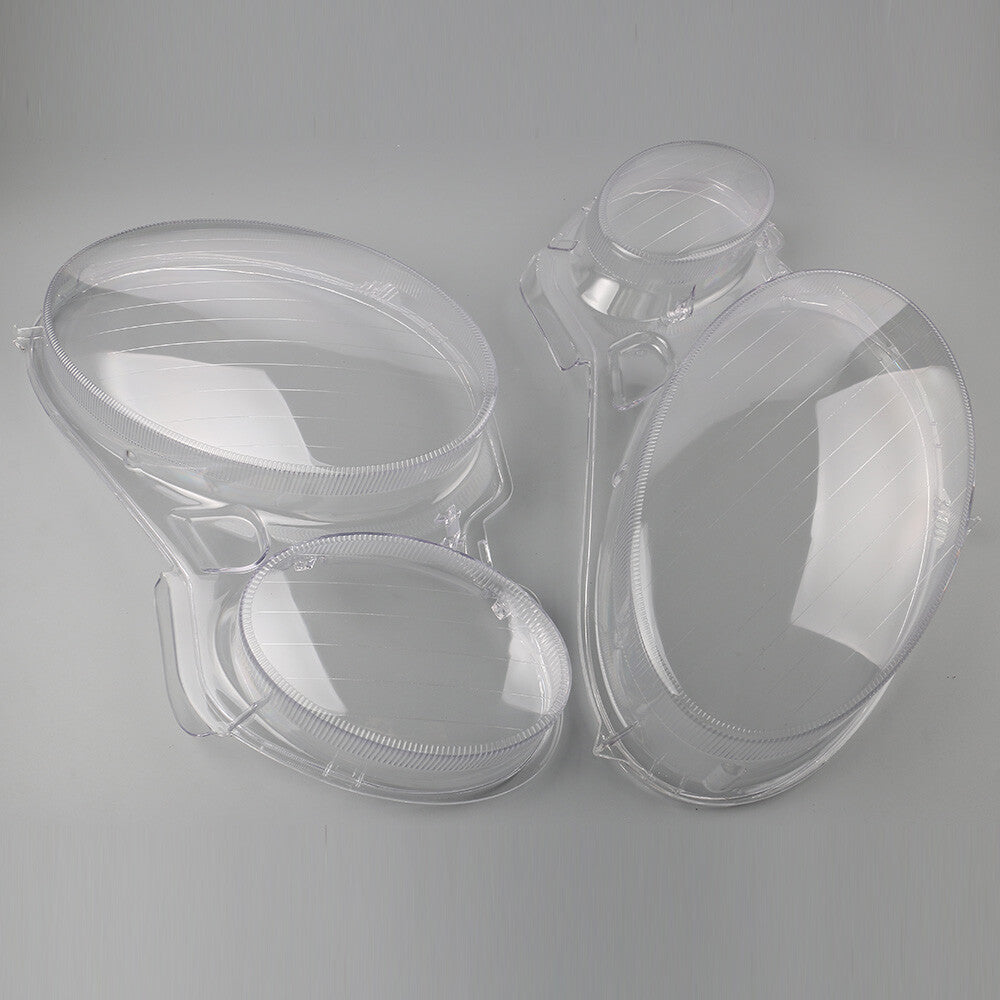 Pair Headlight Headlamp Lens Cover for W211 E240 E200 E350 E280 E300 2002-2008