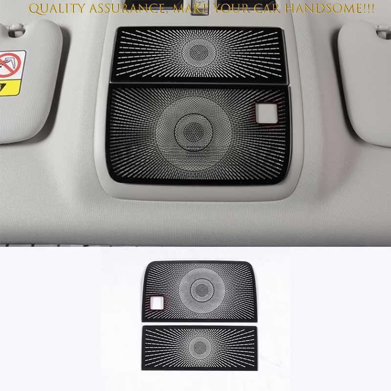2P for Mazda CX-50 23-25 Black Steel Roof Reading Light Speaker Panel Cover Trim