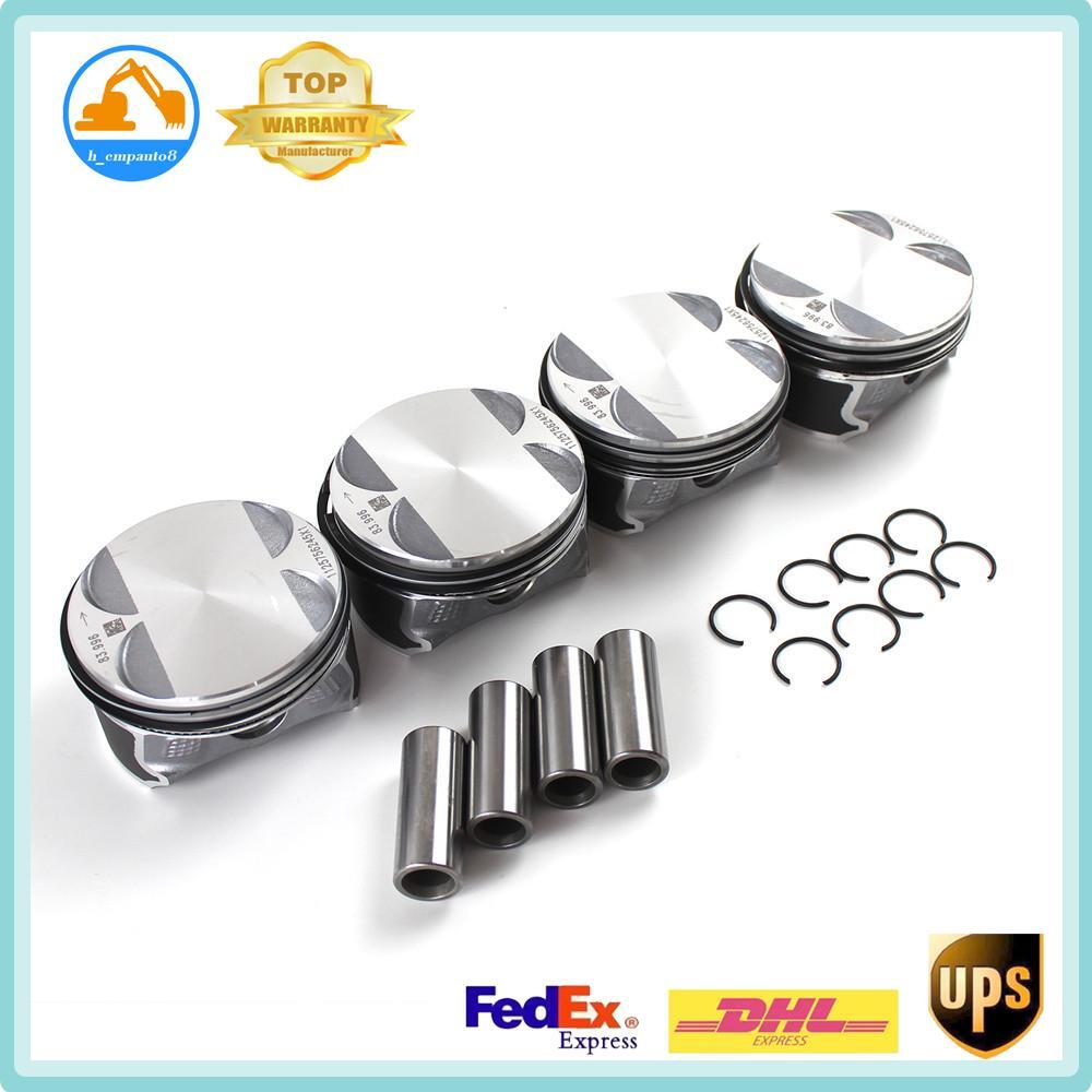 4x Pistons Rings Set ¦µ84mm N46B20B for BMW E60 E87 E90 118i 120i 320i 520i X3
