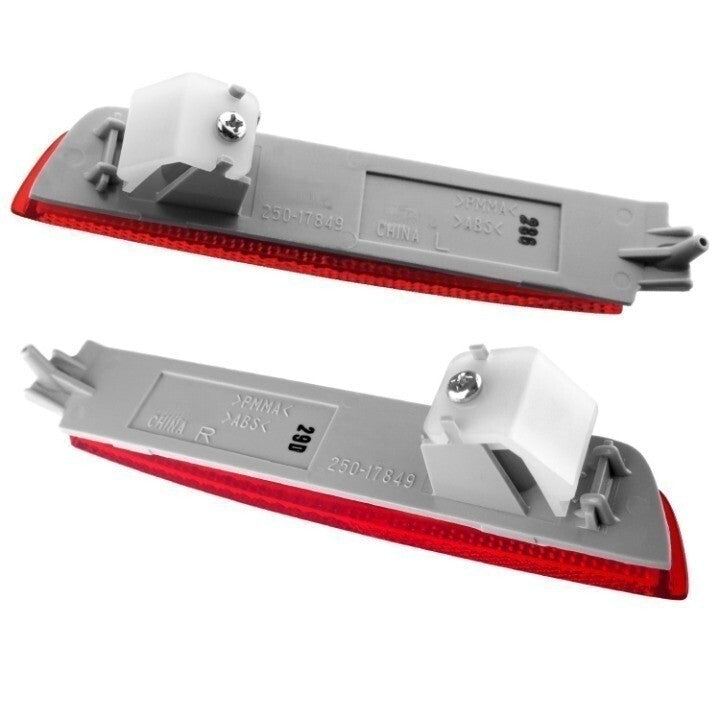 1 Pair for Nissan Sentra Quest Kicks Murano Juke LR Rear Bumper Reflector