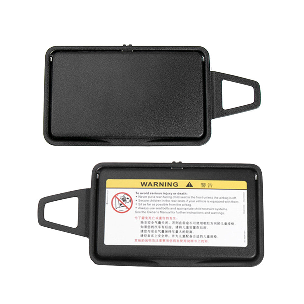 2Pcs Black Sun Visor Mirror Frame Cover Left+Right For E320 E500 E550 2003-2009