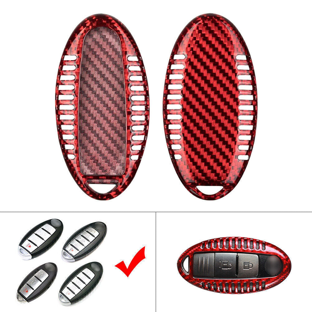 Fernbedienung Schl¨¹ssel H¨¹lle Cover Case F¨¹r for Infiniti Q50 Q60 Q70 QX56 QX60 Rot
