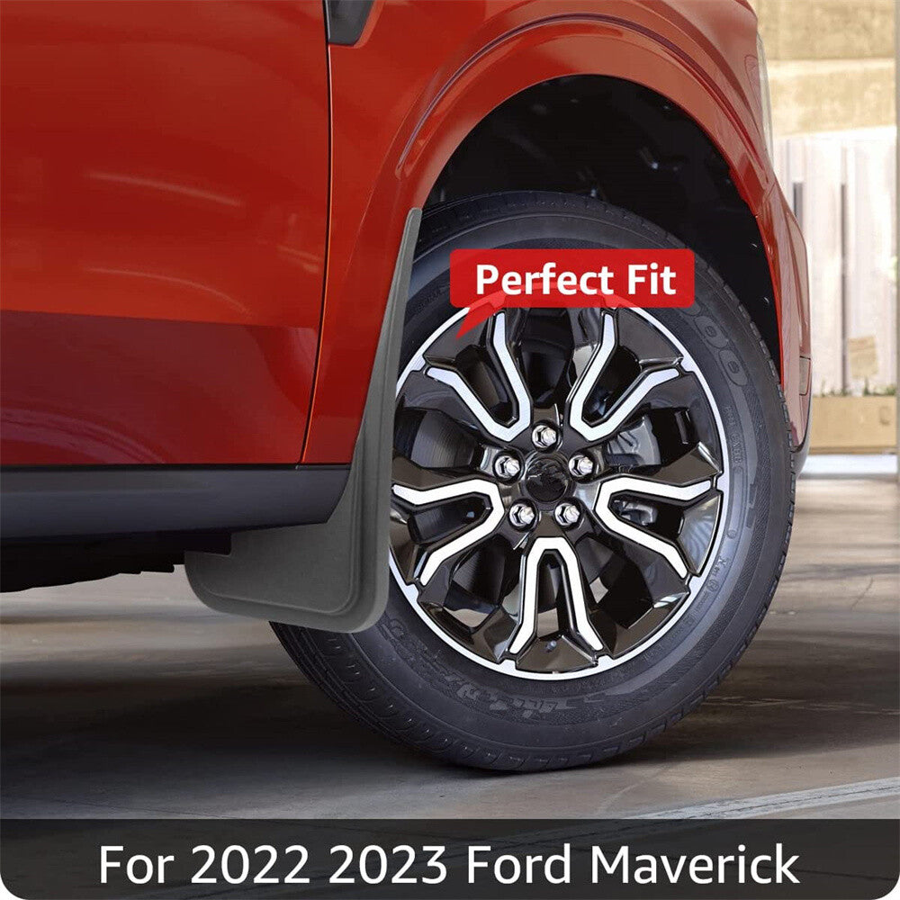 4x New Car Front Rear Guard Mud Guards Splash Set for Ford Maverick 2022-2023