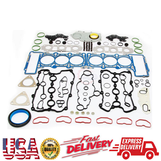 3.0TFSI Engine Gasket Seals Kit Set w/ Head Bolts For 3.0T for Audi A6 S5 Q5 Q7 US