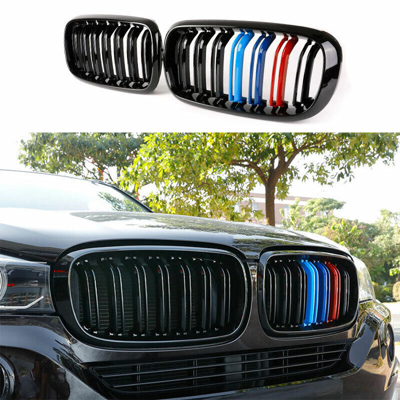 ABS 3-Color Front Bumper Center Hood Grill Mesh Trim For 2014-2018 for BMW X5 F15 X6