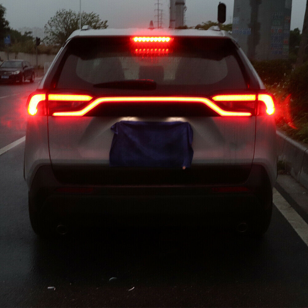 LED Rear Bumper Brake Tail Light Dynamic Turn Signal for Toyota RAV4 2019-2023