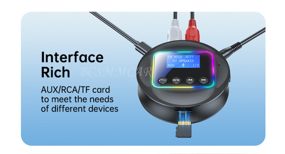 Bluetooth Receiver Wireless Car Transmitter Adapter 3.5MM Jack AUX Audio Stereo