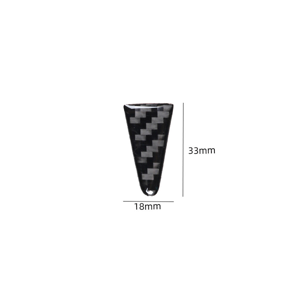 Carbon Fiber Interior Gear Shift Rod Side Cover Trim for Honda CR-V 2017-2021