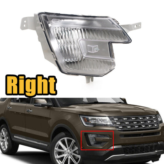 Halogen fog light for right front bumper on passenger side of 2016-2018 for Ford Explorer