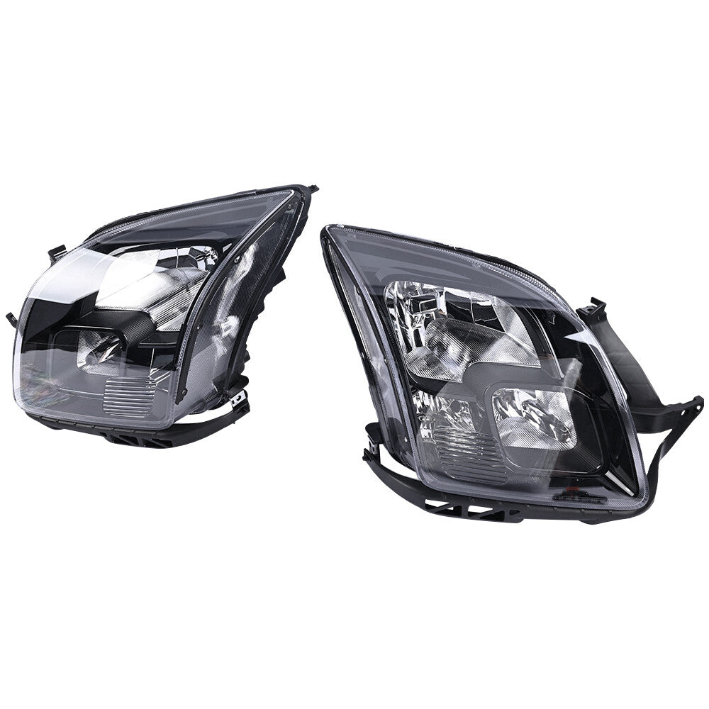 Pair Headlight For 2006 2007 2008 2009 for Ford Fusion W/O Turn light Bulb LH+RH