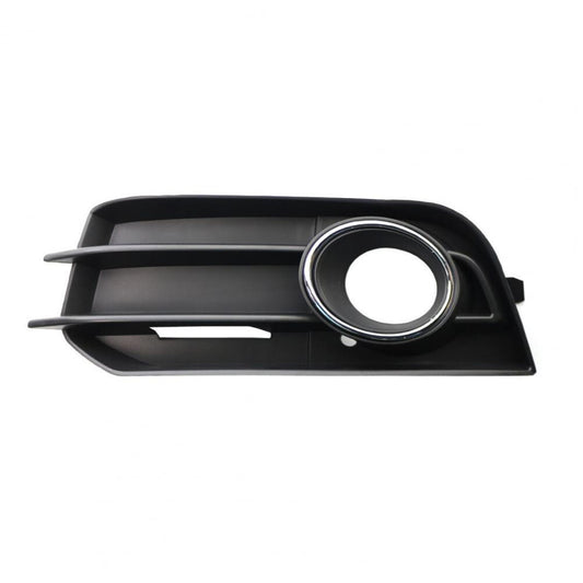 Suitable for Audi A1 2010 - 2014 FOG LIGHT GRILLE FRONT BUMPER, left fog grille with chrome trim.