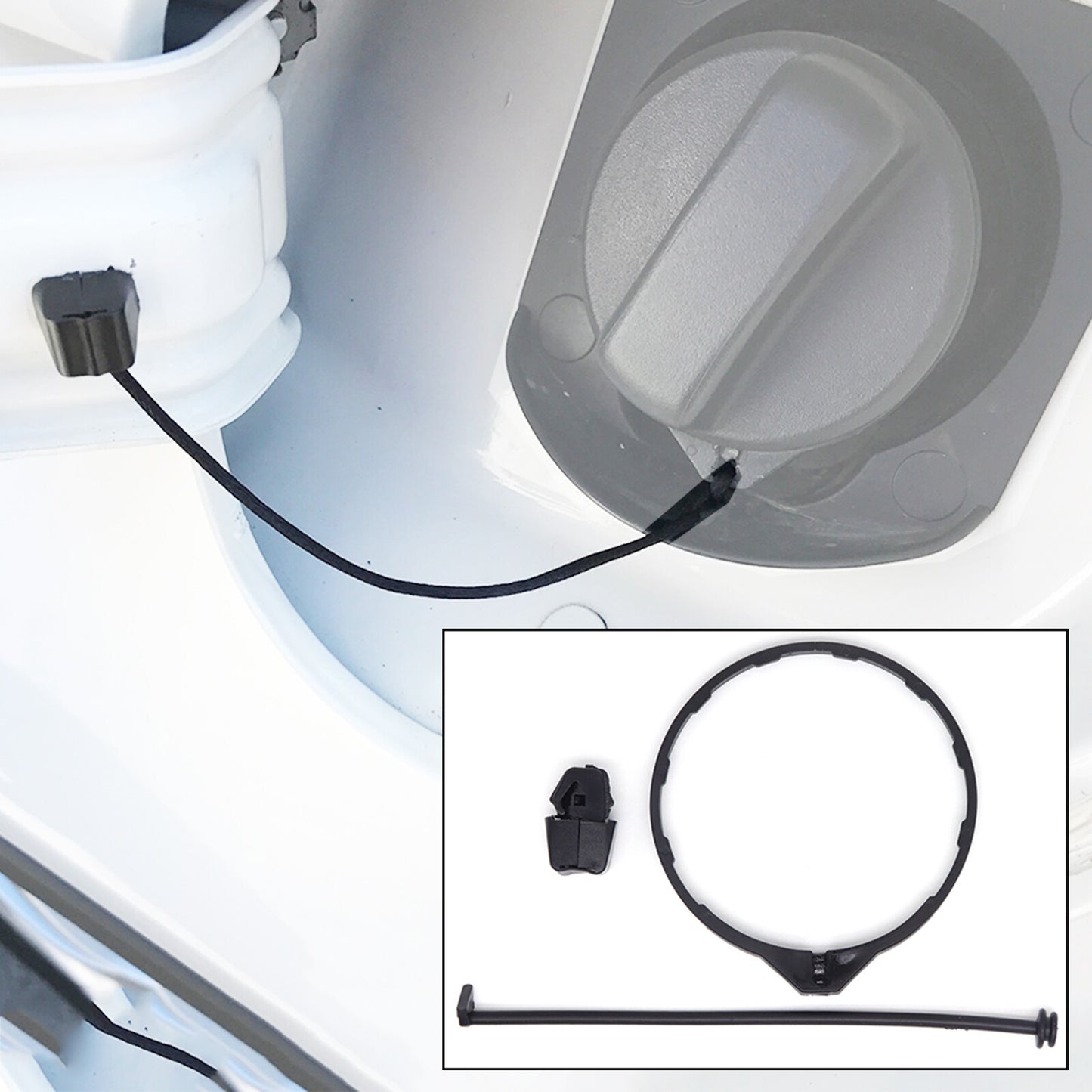 for Honda Accord Fuel Tank Petrol Cap Filler Cord Tether Rope Ring Strap Band