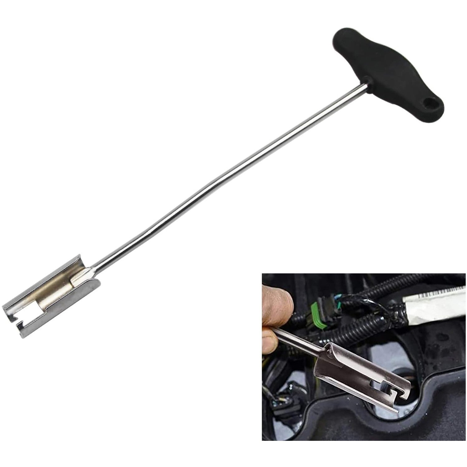 Automotive spark plug cable wire ignition coil puller manual installation and removal repair tools