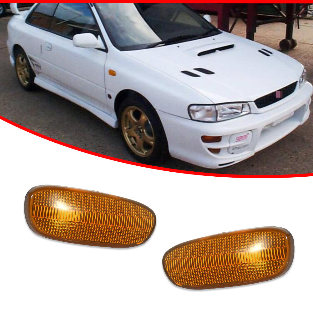Suitable for 1993-01 for Subaru Impreza GC GM GF Amber Lens Front Marker Light Housing