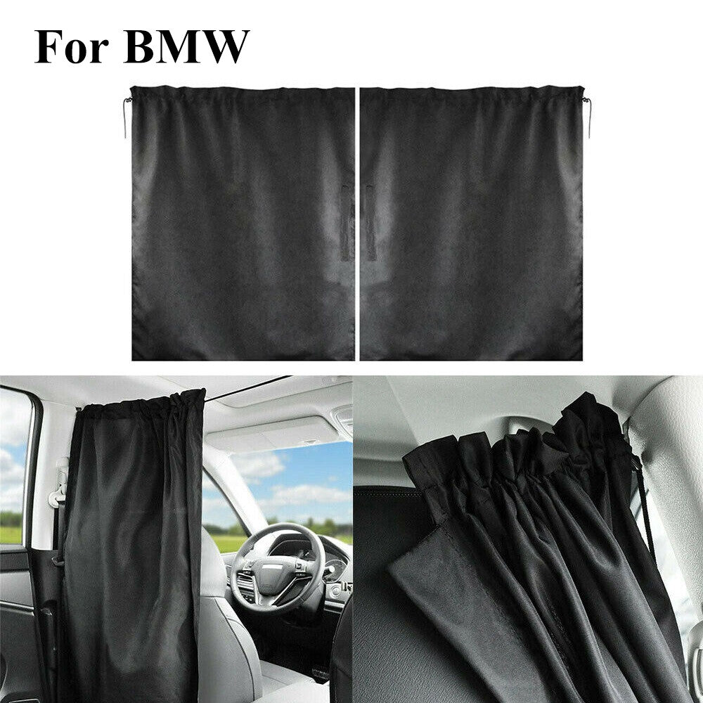 2 for BMW Accessories Car Divider Curtain Sun Shade Side Window Privacy UV Block