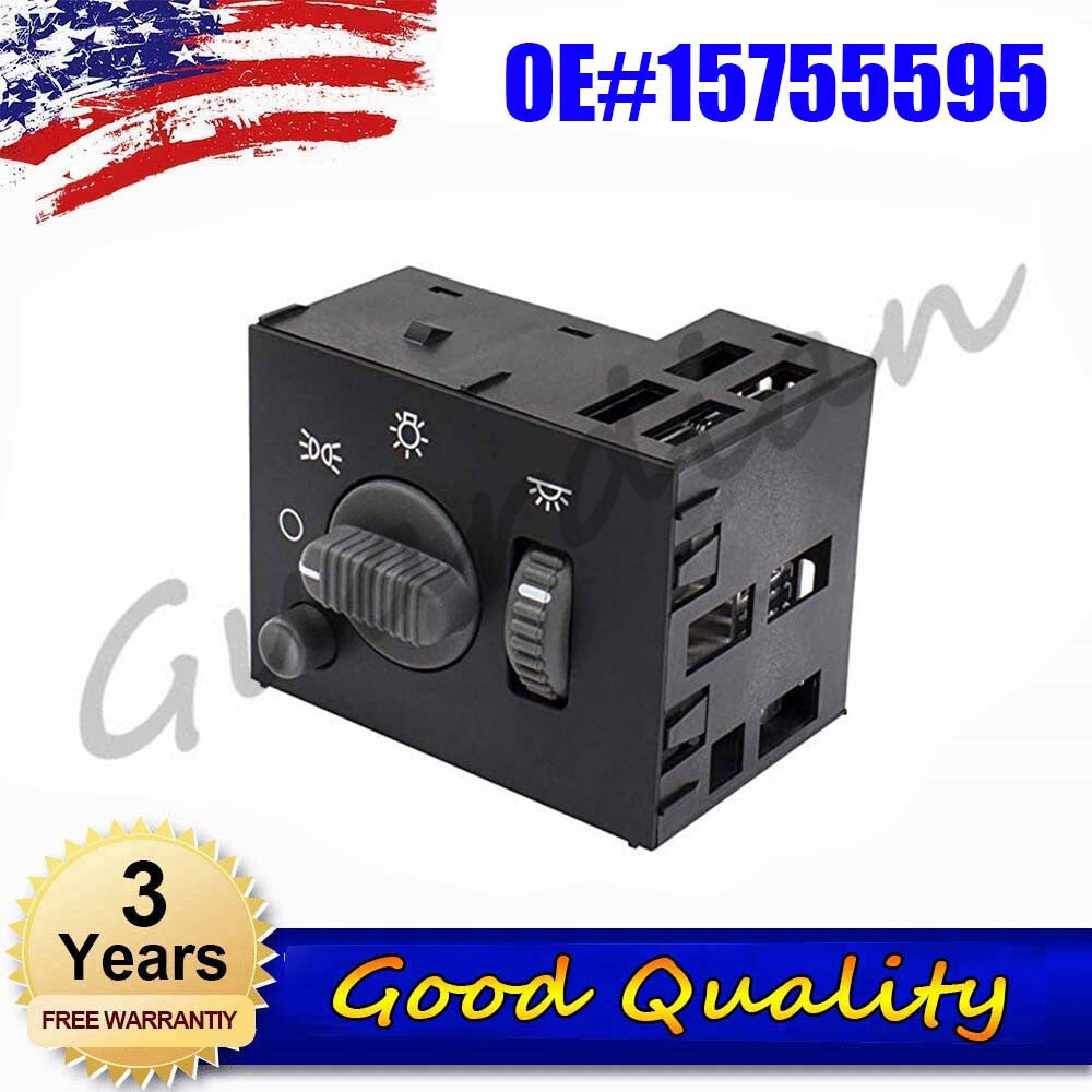 Headlight dimming switch 15755595 for GMC for Sierra 1500/2500 for Chevrolet vehicles ( for Yukon ).