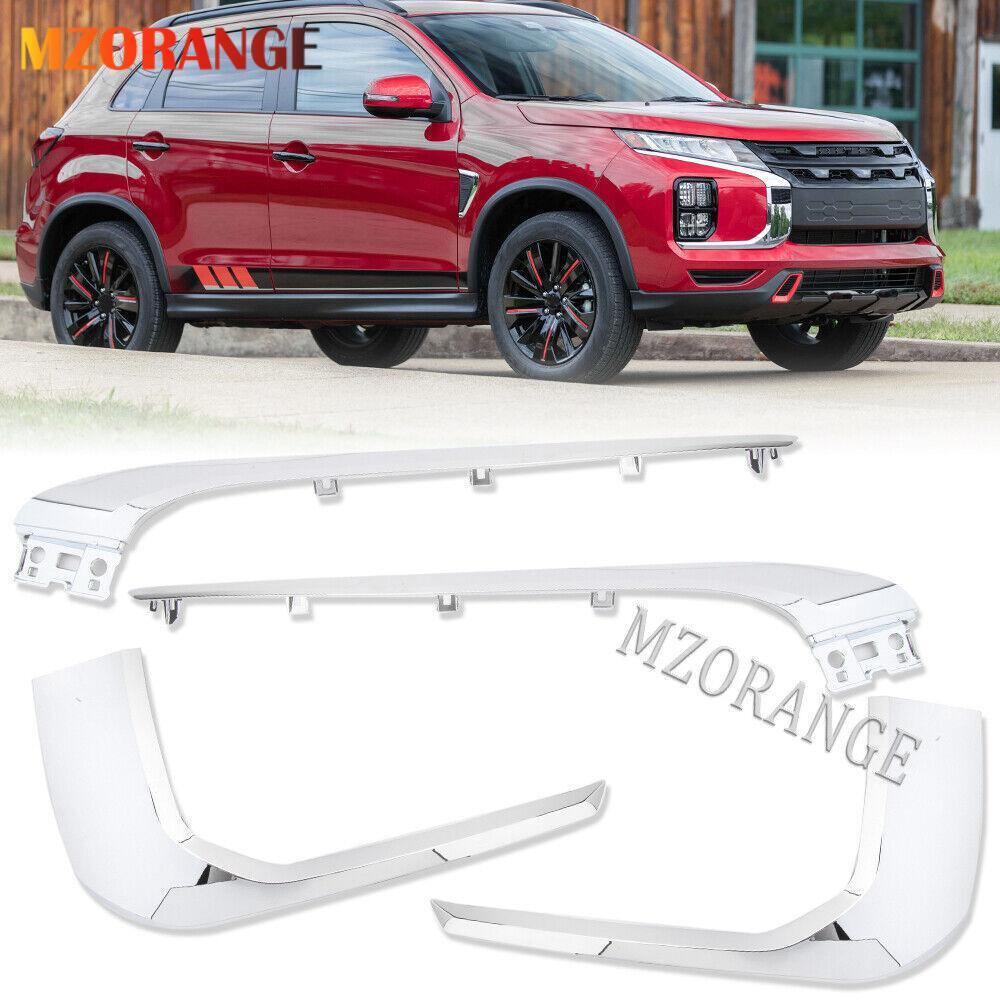 4PCS F¨¹r Outlander Sport RVR 2020-2022 Stostange Vorne Unten Oben Zierleiste