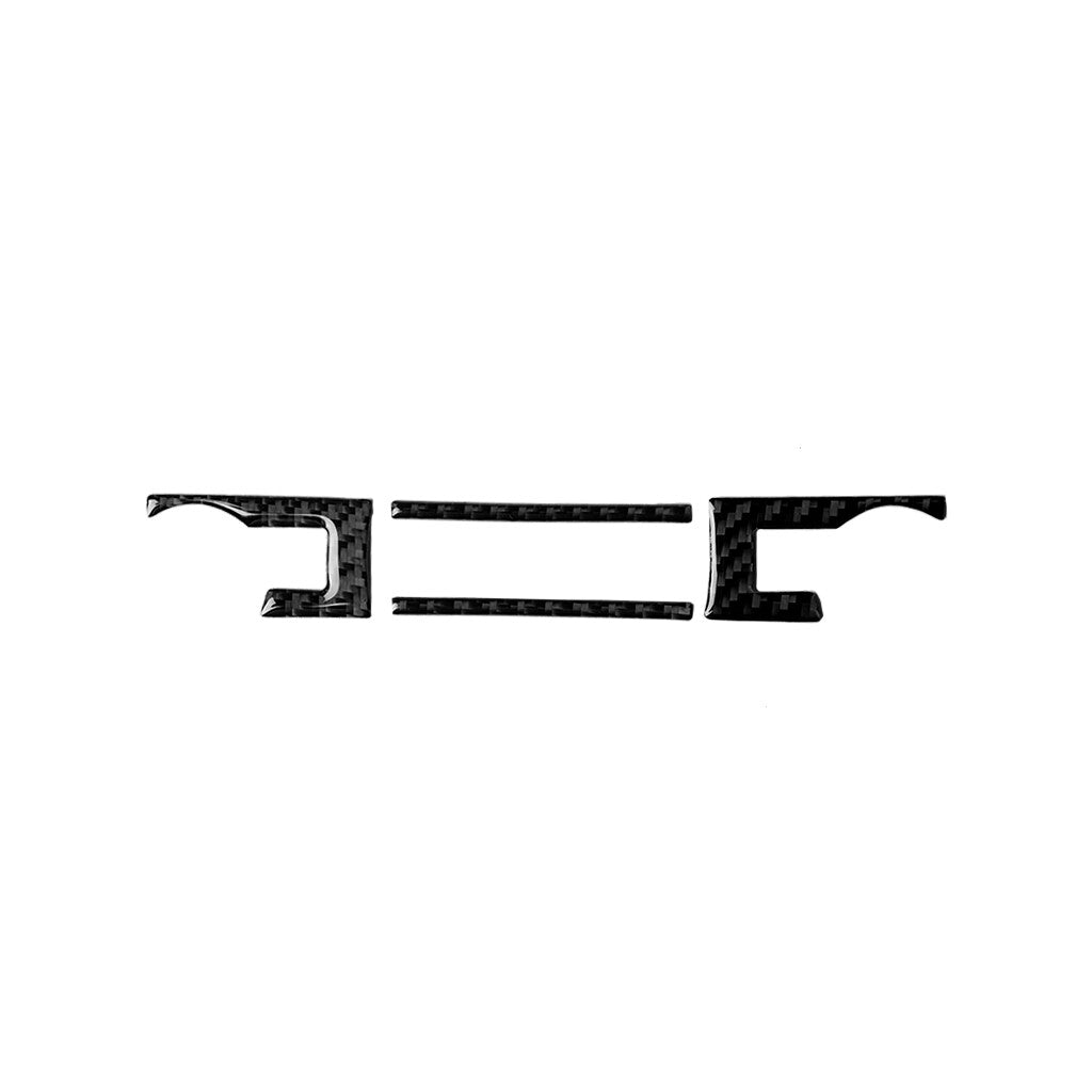 Soft Carbon Fiber Interior Center Console CD Panel Trim for Ford for Mustang 2015-22