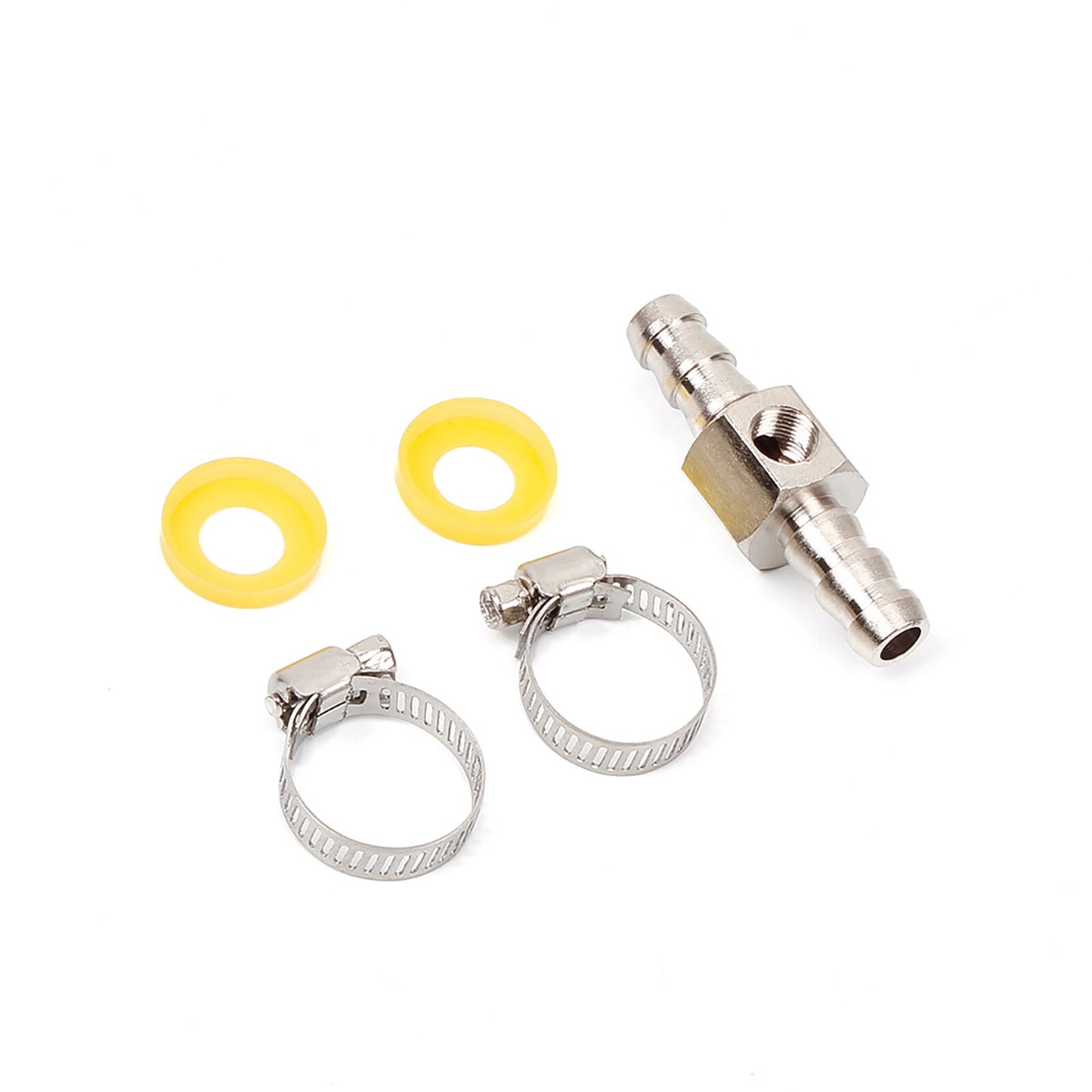3/8 Fuel Line Fuel Pipe Pressure T-Fitting Gauge Sensor Adapter Replacement Kit