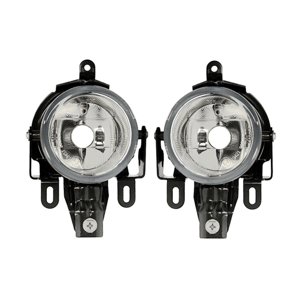 pair of front bumper fog lights with transparent driving lights are suitable for Pajero Montero 2003-2006