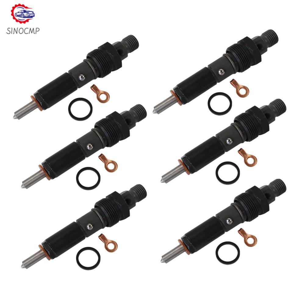 6Pcs Fuel Injector Diesel Replacement for 5.9L KDAL59P6 Nozzle Holder 4928990