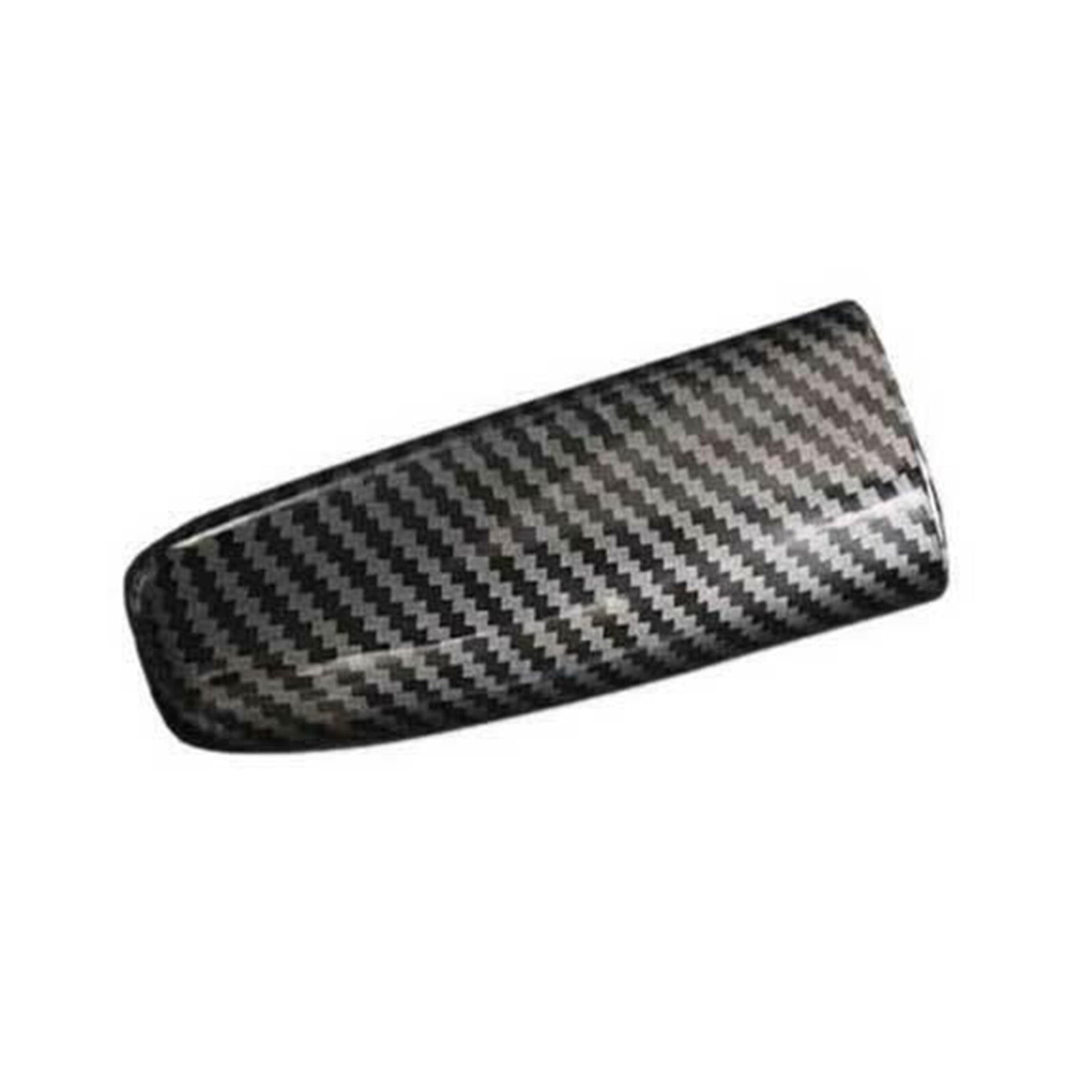 Black Carbon Fiber Brake Handle Handbrake Cover Trim Fit for Ford for Mustang 15-21 AT
