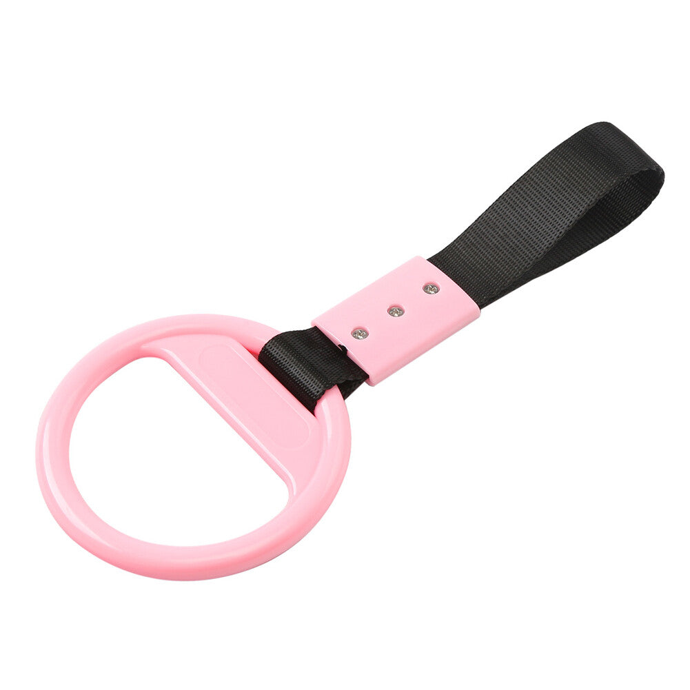 JDM Ring Subway Train Bus Car Handle Hand Strap Drift Charm Drift Strap Pink