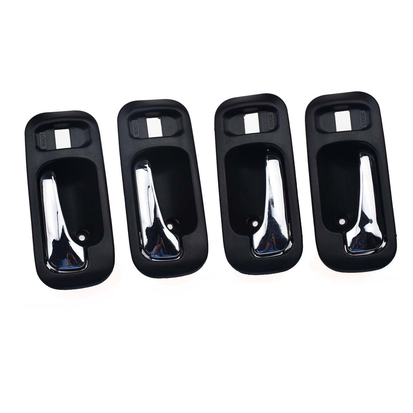 4 PCS Interior Door Handle Front Rear LH RH 72124S10A11ZA For 1997-01 for Honda CR-V